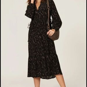 Rails maple cheetah dress